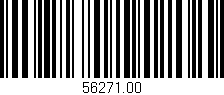 Código de barras (EAN, GTIN, SKU, ISBN): '56271.00'