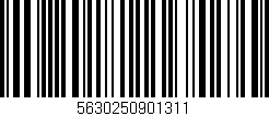Código de barras (EAN, GTIN, SKU, ISBN): '5630250901311'
