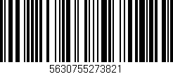 Código de barras (EAN, GTIN, SKU, ISBN): '5630755273821'