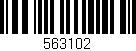 Código de barras (EAN, GTIN, SKU, ISBN): '563102'