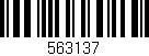 Código de barras (EAN, GTIN, SKU, ISBN): '563137'