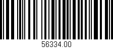 Código de barras (EAN, GTIN, SKU, ISBN): '56334.00'