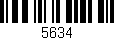 Código de barras (EAN, GTIN, SKU, ISBN): '5634'