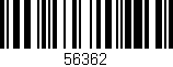 Código de barras (EAN, GTIN, SKU, ISBN): '56362'