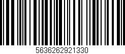 Código de barras (EAN, GTIN, SKU, ISBN): '5636262921330'