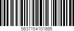 Código de barras (EAN, GTIN, SKU, ISBN): '5637154101885'