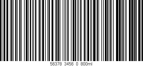 Código de barras (EAN, GTIN, SKU, ISBN): '56378_3456_0_800ml'