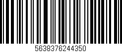 Código de barras (EAN, GTIN, SKU, ISBN): '5638376244350'