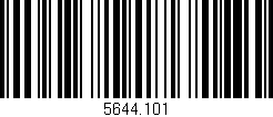 Código de barras (EAN, GTIN, SKU, ISBN): '5644.101'