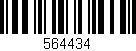 Código de barras (EAN, GTIN, SKU, ISBN): '564434'