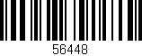 Código de barras (EAN, GTIN, SKU, ISBN): '56448'