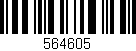Código de barras (EAN, GTIN, SKU, ISBN): '564605'