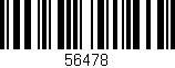 Código de barras (EAN, GTIN, SKU, ISBN): '56478'