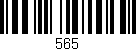 Código de barras (EAN, GTIN, SKU, ISBN): '565'
