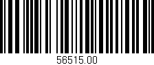Código de barras (EAN, GTIN, SKU, ISBN): '56515.00'