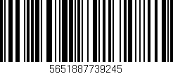Código de barras (EAN, GTIN, SKU, ISBN): '5651887739245'