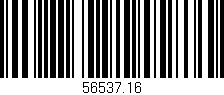 Código de barras (EAN, GTIN, SKU, ISBN): '56537.16'
