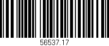 Código de barras (EAN, GTIN, SKU, ISBN): '56537.17'