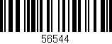Código de barras (EAN, GTIN, SKU, ISBN): '56544'