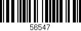 Código de barras (EAN, GTIN, SKU, ISBN): '56547'