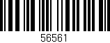 Código de barras (EAN, GTIN, SKU, ISBN): '56561'