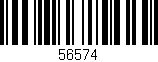 Código de barras (EAN, GTIN, SKU, ISBN): '56574'