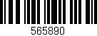 Código de barras (EAN, GTIN, SKU, ISBN): '565890'