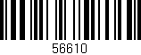 Código de barras (EAN, GTIN, SKU, ISBN): '56610'