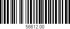 Código de barras (EAN, GTIN, SKU, ISBN): '56612.00'