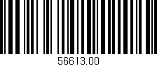 Código de barras (EAN, GTIN, SKU, ISBN): '56613.00'