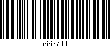 Código de barras (EAN, GTIN, SKU, ISBN): '56637.00'