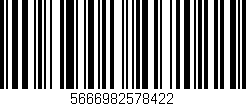 Código de barras (EAN, GTIN, SKU, ISBN): '5666982578422'