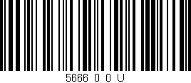 Código de barras (EAN, GTIN, SKU, ISBN): '5666_0_0_U'