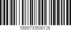 Código de barras (EAN, GTIN, SKU, ISBN): '5669733509126'