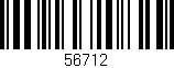 Código de barras (EAN, GTIN, SKU, ISBN): '56712'