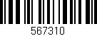 Código de barras (EAN, GTIN, SKU, ISBN): '567310'