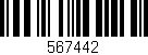 Código de barras (EAN, GTIN, SKU, ISBN): '567442'