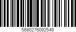Código de barras (EAN, GTIN, SKU, ISBN): '5680276092548'
