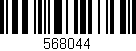 Código de barras (EAN, GTIN, SKU, ISBN): '568044'