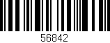 Código de barras (EAN, GTIN, SKU, ISBN): '56842'