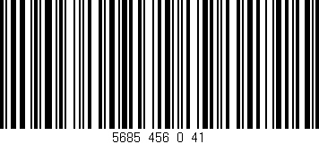 Código de barras (EAN, GTIN, SKU, ISBN): '5685_456_0_41'