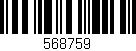 Código de barras (EAN, GTIN, SKU, ISBN): '568759'