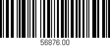 Código de barras (EAN, GTIN, SKU, ISBN): '56876.00'