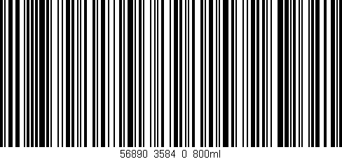 Código de barras (EAN, GTIN, SKU, ISBN): '56890_3584_0_800ml'