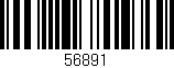 Código de barras (EAN, GTIN, SKU, ISBN): '56891'