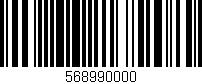 Código de barras (EAN, GTIN, SKU, ISBN): '568990000'