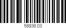 Código de barras (EAN, GTIN, SKU, ISBN): '56938.03'