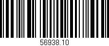 Código de barras (EAN, GTIN, SKU, ISBN): '56938.10'