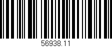 Código de barras (EAN, GTIN, SKU, ISBN): '56938.11'