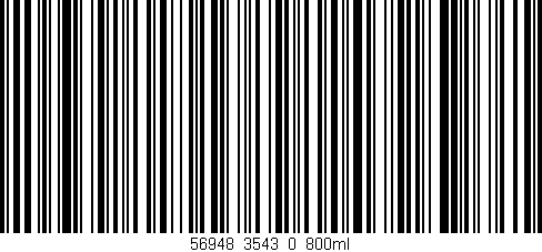 Código de barras (EAN, GTIN, SKU, ISBN): '56948_3543_0_800ml'